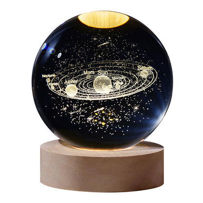 3D Galaxy Ball Night Light Solar System