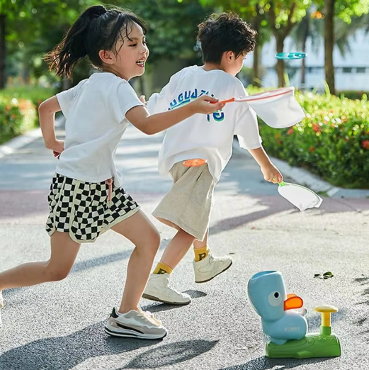 Flying Disc Launcher Toy